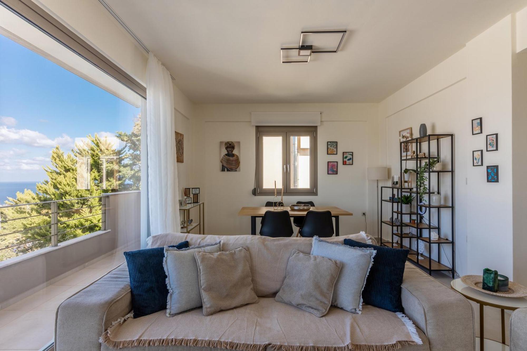 3 Bedroom Villa With Stunning Sea View & Private Parking Elia  Exterior foto